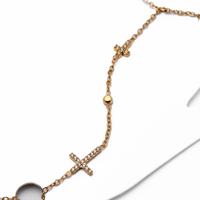Pulsera Y01019 Dorado Acero Inoxidable 2B31