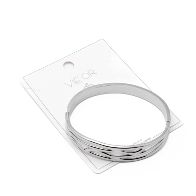Brazalete Y00942 Plateado Acero Inoxidable 2C26
