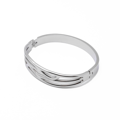 Brazalete Y00942 Plateado Acero Inoxidable 2C26
