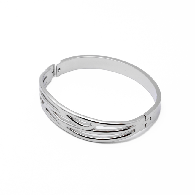 Brazalete Y00942 Plateado Acero Inoxidable 2C26
