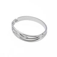 Brazalete Y00942 Plateado Acero Inoxidable 2C26