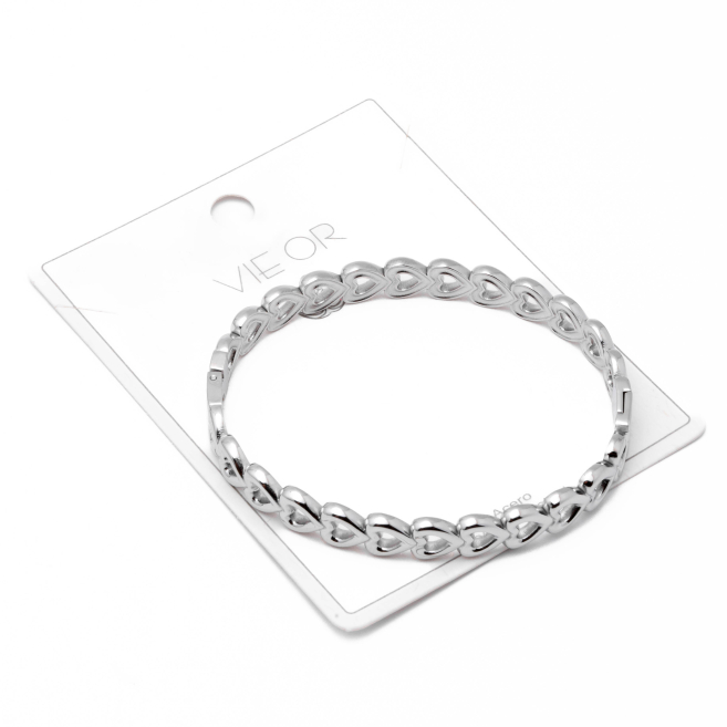 Brazalete Y00941 Plateado Acero Inoxidable 2C26