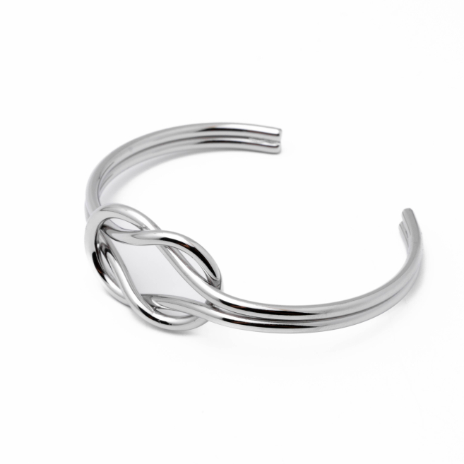 Brazalete Y01078 Plateado Acero Inoxidable 2C29