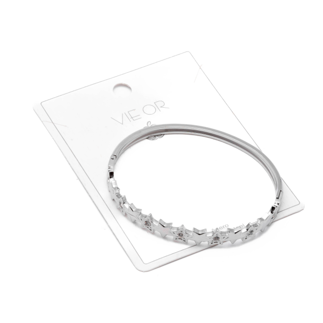 Brazalete Y01073 Plateado Acero Inoxidable 2C26