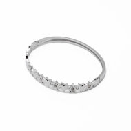 Brazalete Y01073 Plateado Acero Inoxidable 2C26