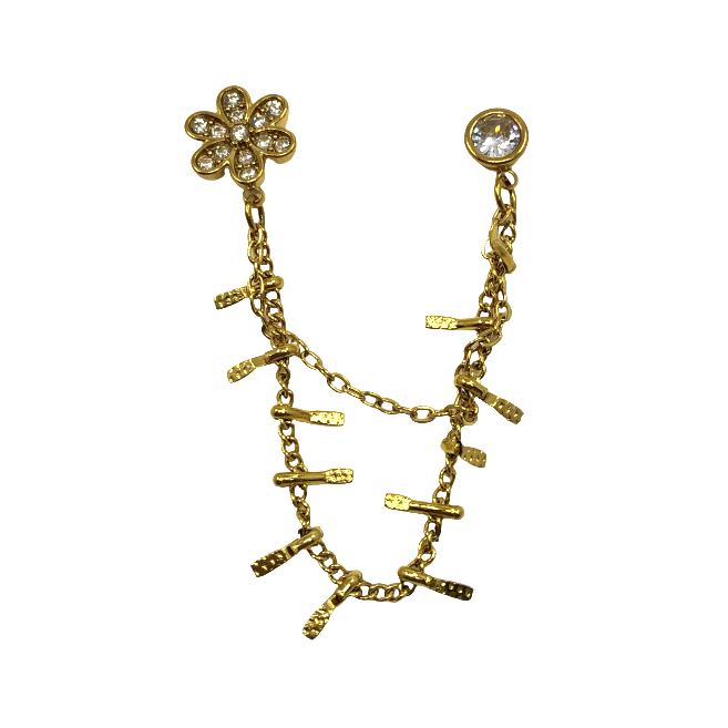 ARETES ZO13382E PLATEADO Acero Inoxidable