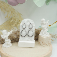 ARETES ZO12596E180 PLATEADO Acero Inoxidable