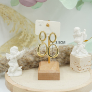 ARETES ZO12596E180 DORADO Acero Inoxidable