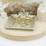 ARETES ZO12596E180 DORADO Acero Inoxidable