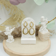 ARETES ZO12596E180 DORADO Acero Inoxidable