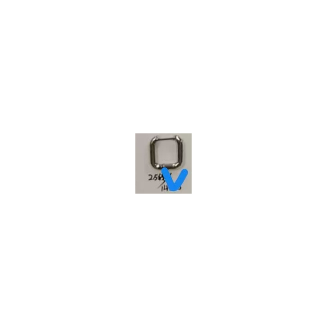 ARETES ZO13041E/2.5*15MM PLATEADO Acero Inoxidable