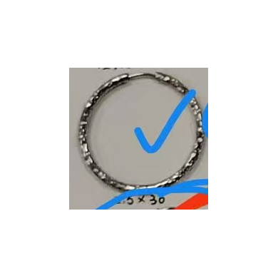 ARETES ZO13026E/2.5*30MM BICOLOR Acero Inoxidable