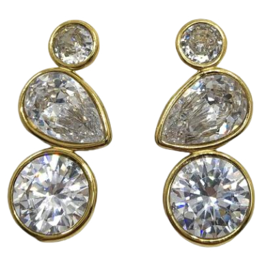 ARETES ZO15401E DORADO Acero Inoxidable