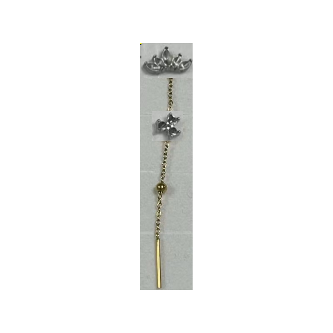 ARETES ZO14571E DORADO Acero Inoxidable