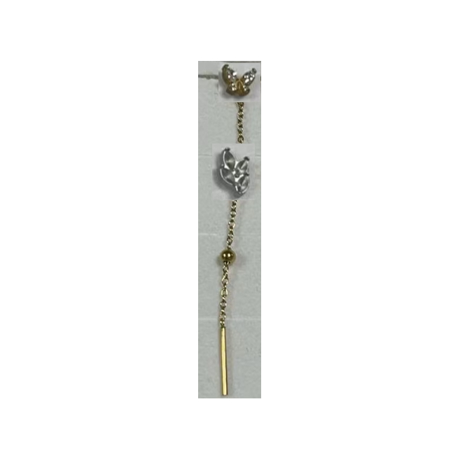 ARETES ZO14572E DORADO Acero Inoxidable