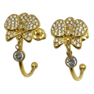 ARETES ZO15255E PLATEADO Acero Inoxidable