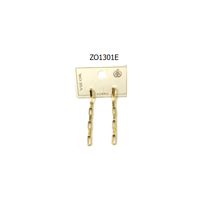 ARETES ZO1301E DORADO Acero Inoxidable