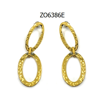 ARETES ZO6386E PLATEADO Acero Inoxidable