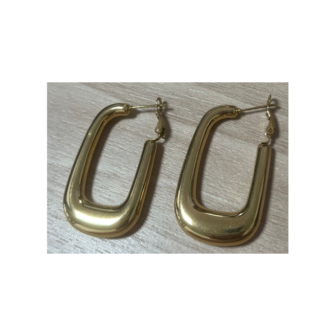 ARETES ZO15945E DORADO Acero Inoxidable