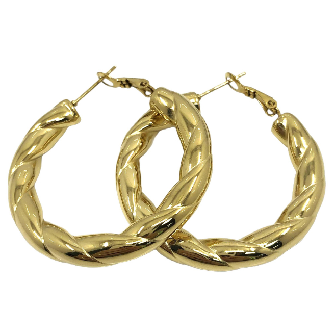 ARETES ZO15532E DORADO Acero Inoxidable