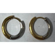 ARETES ZO15944E BICOLOR Acero Inoxidable
