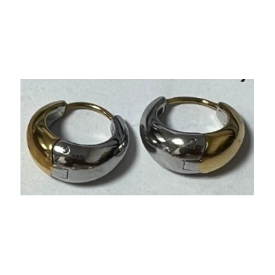 ARETES ZO15942E BICOLOR Acero Inoxidable