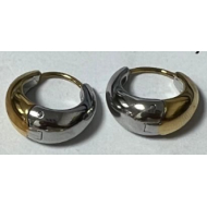 ARETES ZO15942E BICOLOR Acero Inoxidable