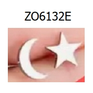 ARETES ZO6132E PLATEADO Acero Inoxidable
