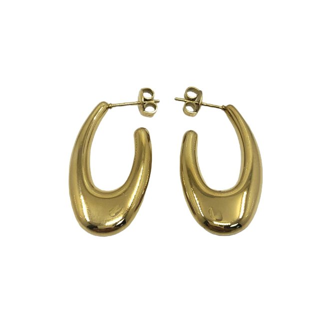 ARETES ZO12964E DORADO Acero Inoxidable