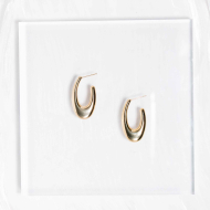ARETES ZO12964E DORADO Acero Inoxidable