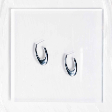 ARETES ZO12964E PLATEADO Acero Inoxidable