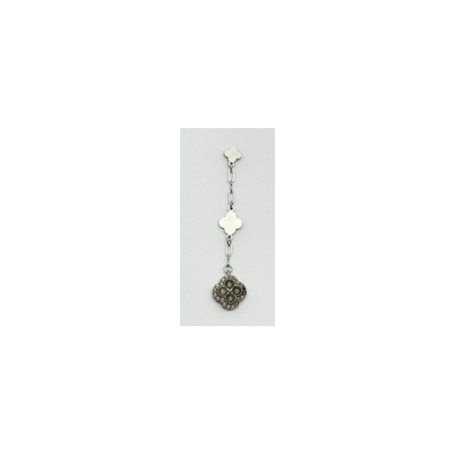 ARETES ZO15104E DORADO+BEIG Acero Inoxidable