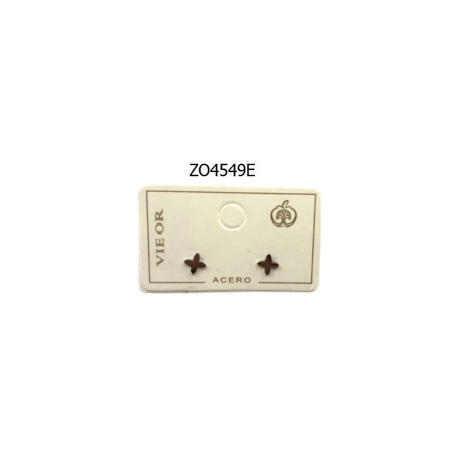 ARETES ZO4549E PLATEADO Acero Inoxidable