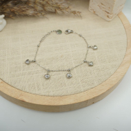 PULSERA ZO12335B PLATEADO Acero Inoxidable
