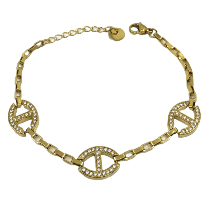 PULSERA ZO15537B DORADO Acero Inoxidable