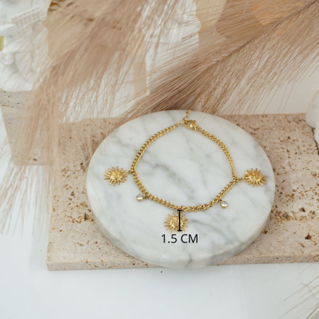 PULSERA ZO12357B DORADO Acero Inoxidable