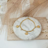 PULSERA ZO12357B DORADO Acero Inoxidable