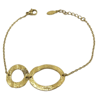PULSERA ZO14389B DORADO Acero Inoxidable