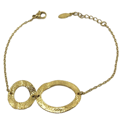 PULSERA ZO14389B PLATEADO Acero Inoxidable
