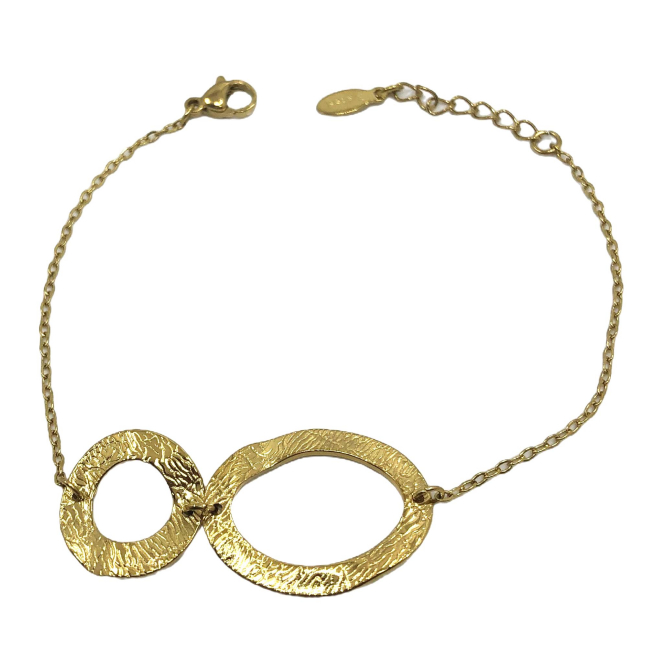 PULSERA ZO14389B PLATEADO Acero Inoxidable