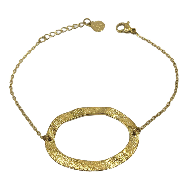 PULSERA ZO14390B PLATEADO Acero Inoxidable