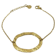 PULSERA ZO14390B PLATEADO Acero Inoxidable