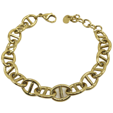 PULSERA ZO14335B PLATEADO Acero Inoxidable
