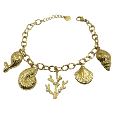 PULSERA ZO15299B DORADO Acero Inoxidable