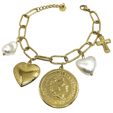 PULSERA ZO15111B DORADO Acero Inoxidable