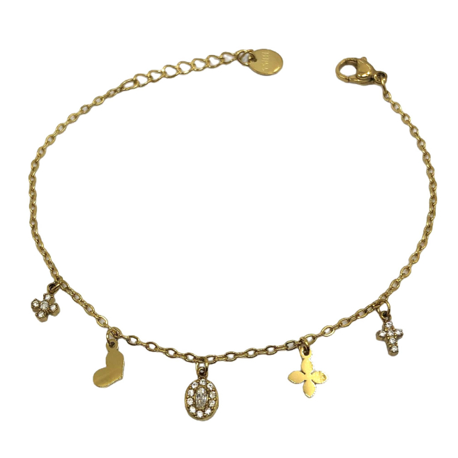 PULSERA ZO14957B PLATEADO Acero Inoxidable