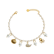 PULSERA ZO15729B PLATEADO Acero Inoxidable
