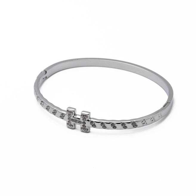 Brazalete Y01070 Plateado Acero Inoxidable 2C36