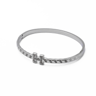 Brazalete Y01070 Plateado Acero Inoxidable 2C36