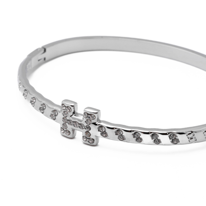 Brazalete Y01070 Plateado Acero Inoxidable 2C36
